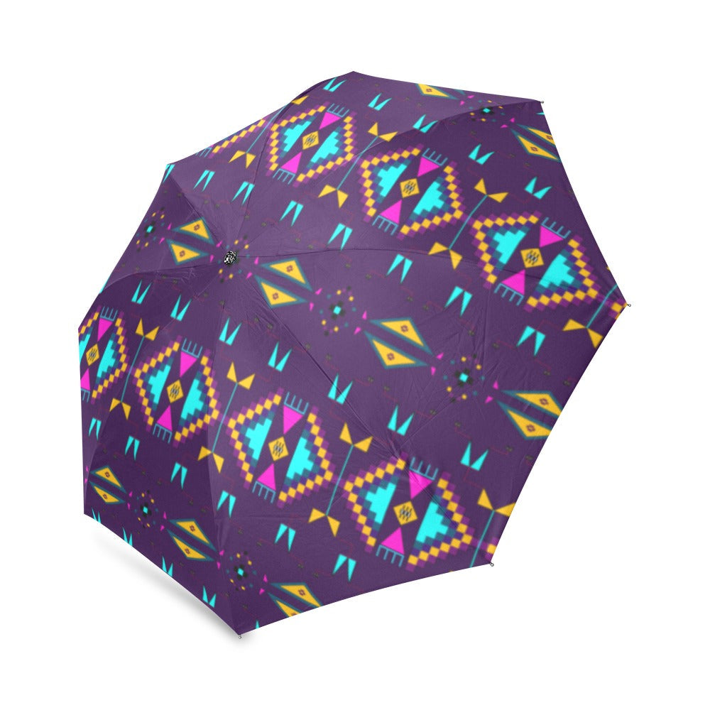 Rite of Passage Dark Purple Foldable Umbrella