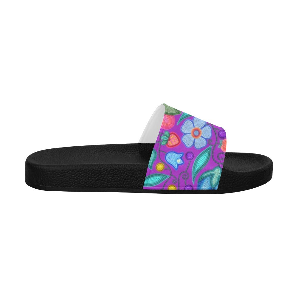 Sweet Offering Purple Slide Sandals