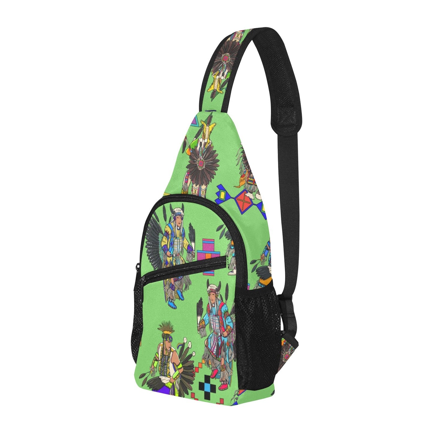 Men's Tradish Dancers Grass Chest Bag