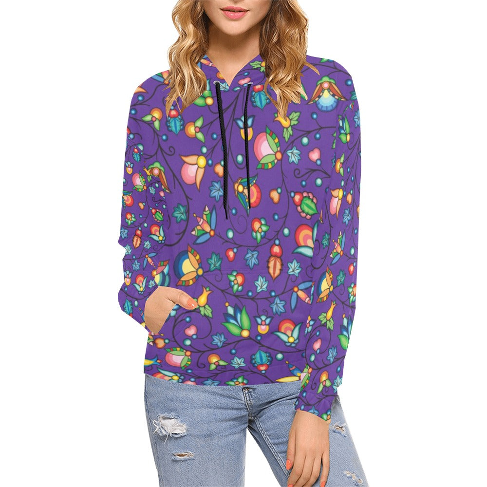 Prairie Plains Spirit Midnight Purple Hoodie for Women