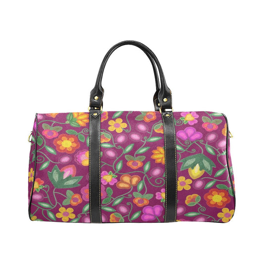 Boreal Bounty Dark Magenta Small Travel Bag