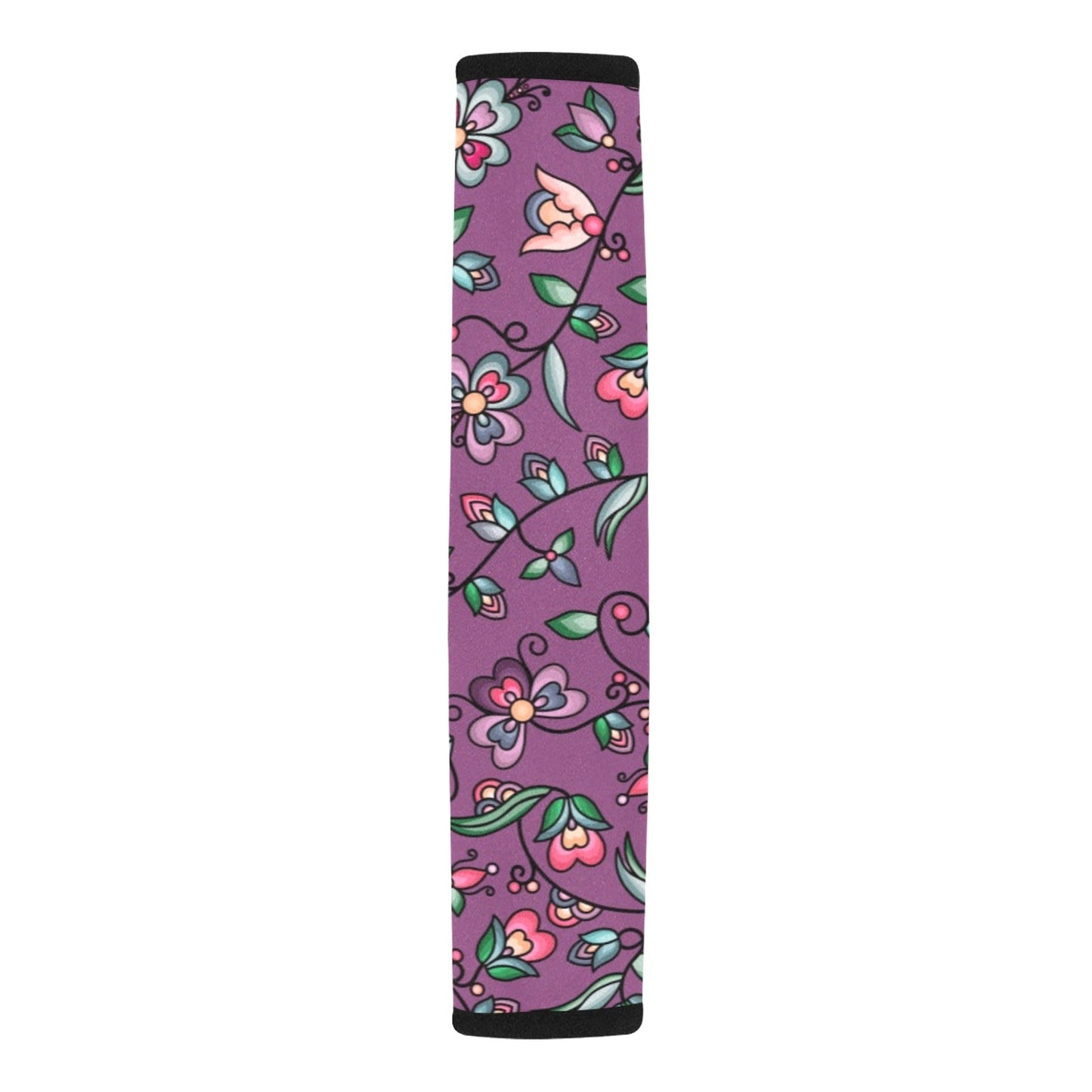 Amber Evening Garland Purple Seat Belt Cover