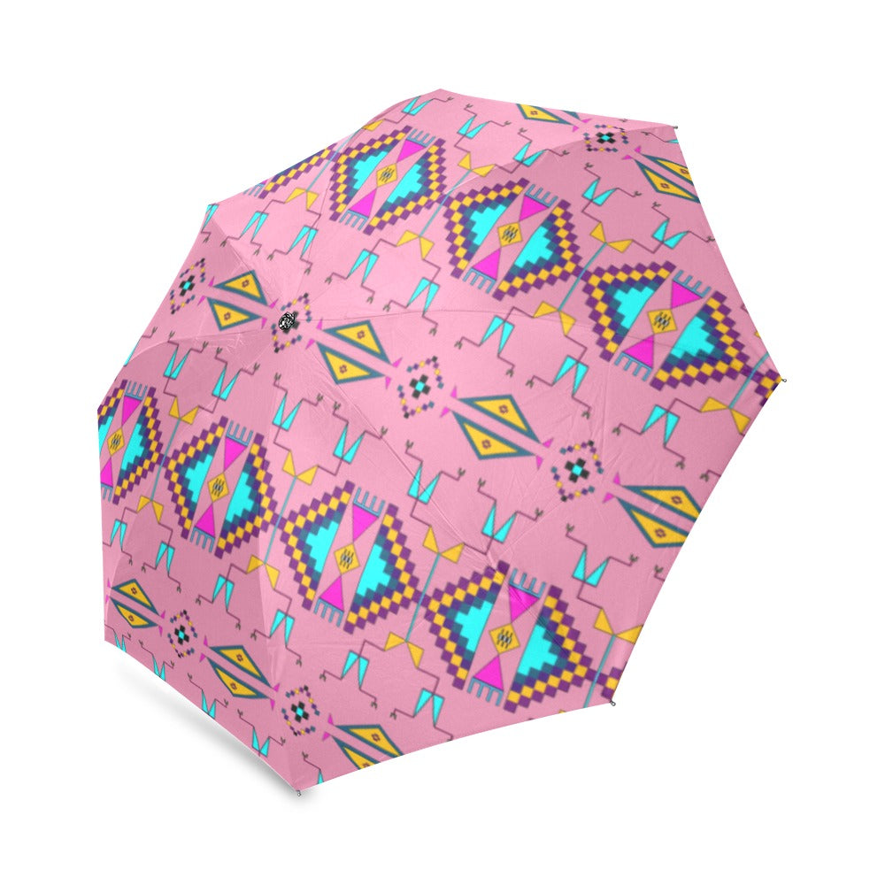 Rite of Passage Pink Foldable Umbrella