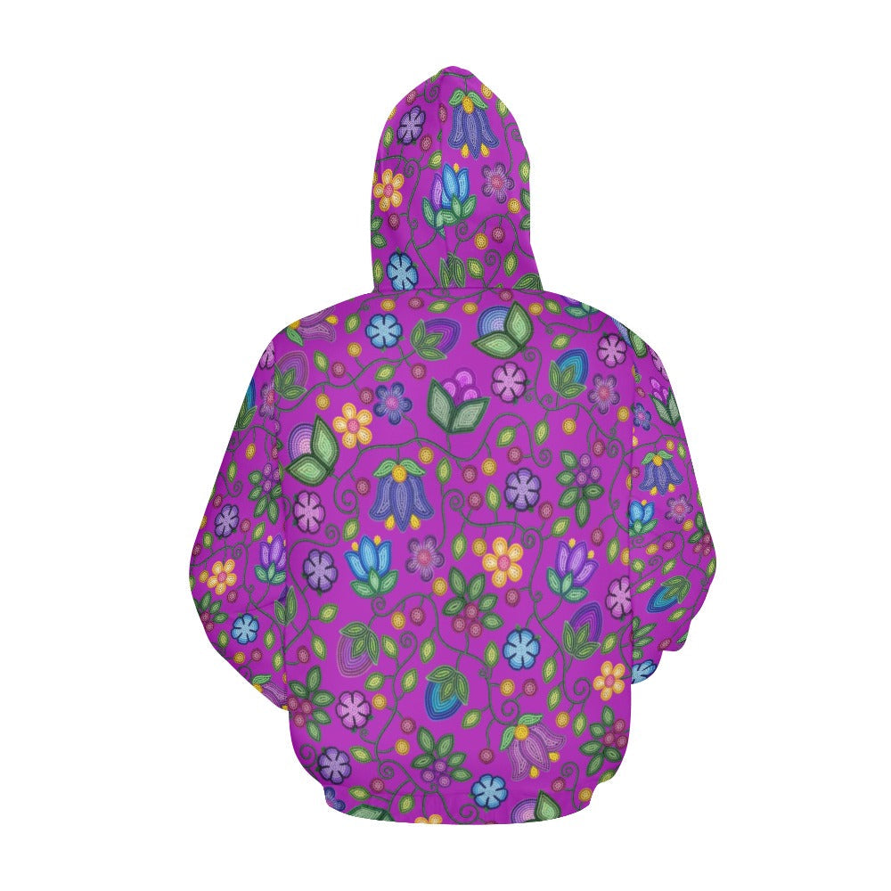 Bloom Uplift Purple Hoodie for Men