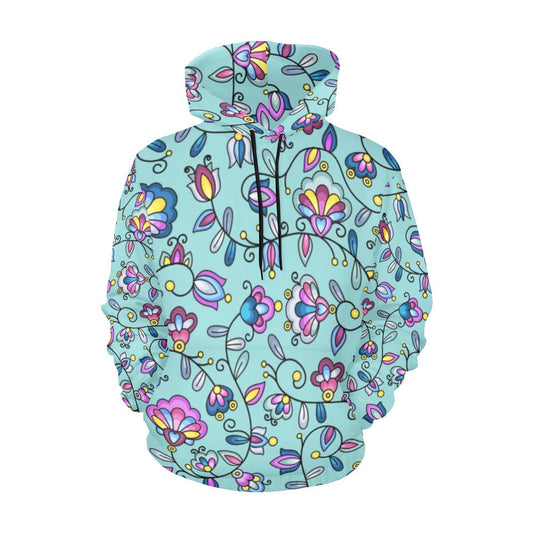Autumn Bundle Blessing Turquoise Hoodie for Women
