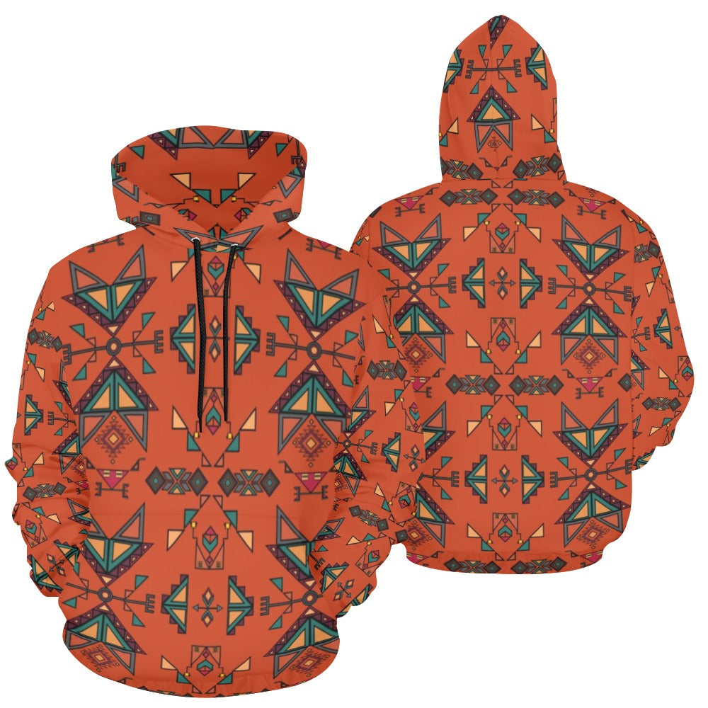 Arrow Dawn Orange Hoodie for Women