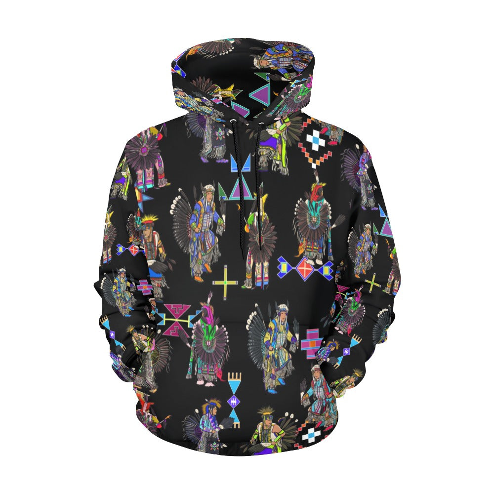 Men's Tradish Dancers Black Hoodie for Women