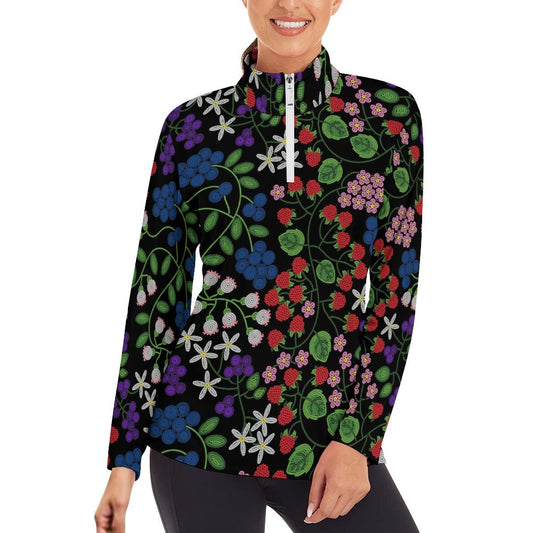 Takwakin Harvest Midnight Long Sleeve Yoga Shirt