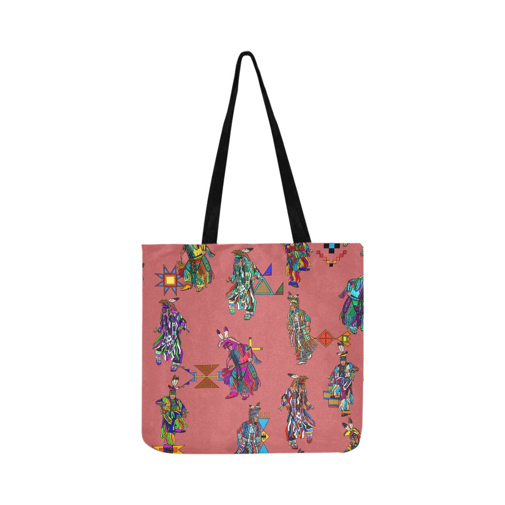 Men's Grass Dancers Terra Cotta Reusable Shopping Bag