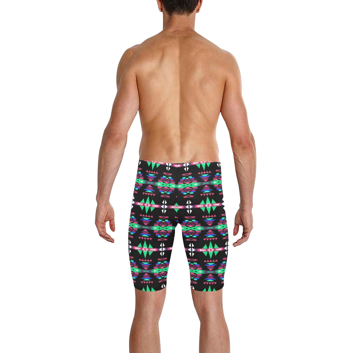 River Trail Journey Men's Knee Length Swimming Trunks