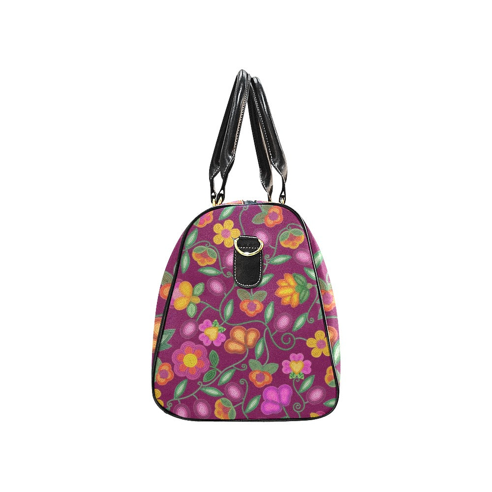 Boreal Bounty Dark Magenta Small Travel Bag