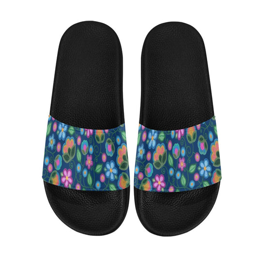 Turquoise Sunbeam Blue Slide Sandals