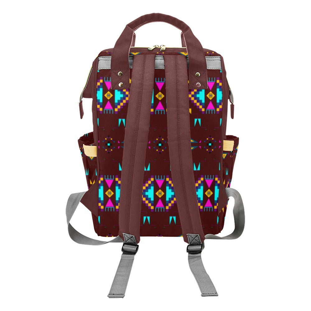 Rite of Passage Pemmican Berry Multi-Function Diaper Backpack