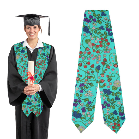 Grandmother Stories Turquoise Graduation Stole