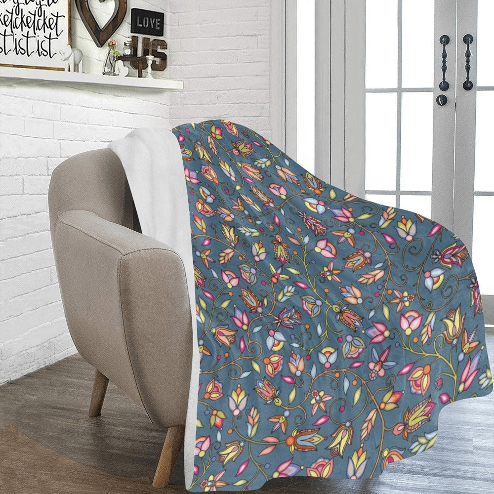 Buffalo Bloom Rainstorm X-Large Micro Fleece Blanket