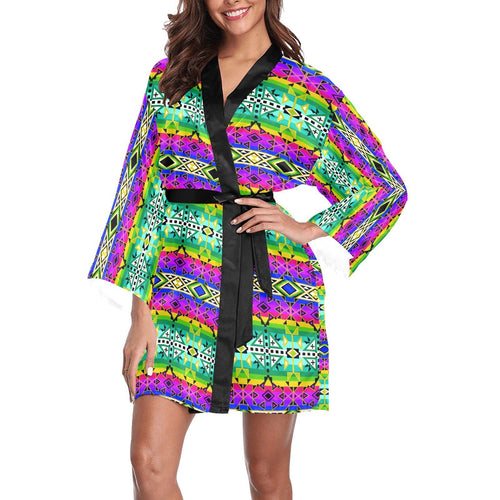 After the Northwest Rain Long Sleeve Kimono Robe Long Sleeve Kimono Robe e-joyer 