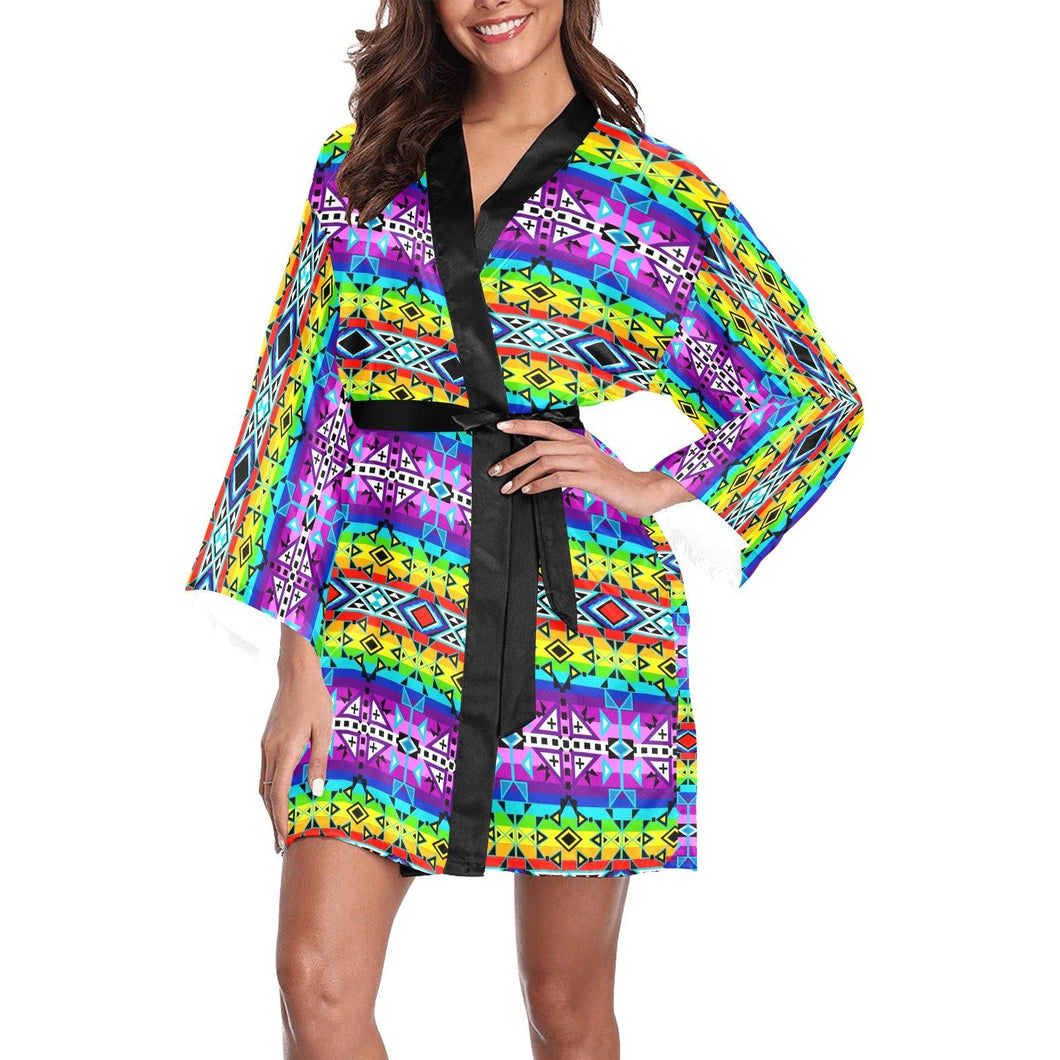 After the Rain Long Sleeve Kimono Robe Long Sleeve Kimono Robe e-joyer 