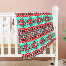 Load image into Gallery viewer, After the Southwest Rain Baby Blanket 30&quot;x40&quot; Baby Blanket 30&quot;x40&quot; e-joyer 
