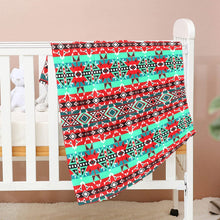 Load image into Gallery viewer, After the Southwest Rain Baby Blanket 40&quot;x50&quot; Baby Blanket 40&quot;x50&quot; e-joyer 
