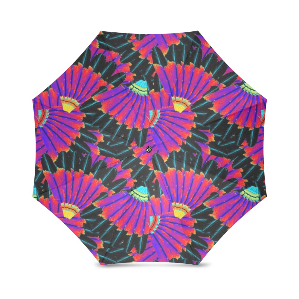 Eagle Feather Remix Foldable Umbrella