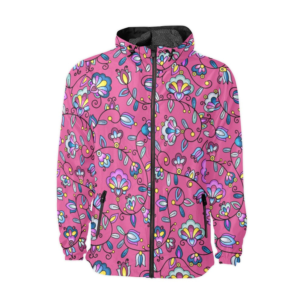 Autumn Bundle Blessing Pink Men's Windbreaker