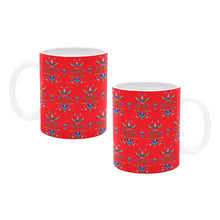 Load image into Gallery viewer, Dakota Damask Red Mug
