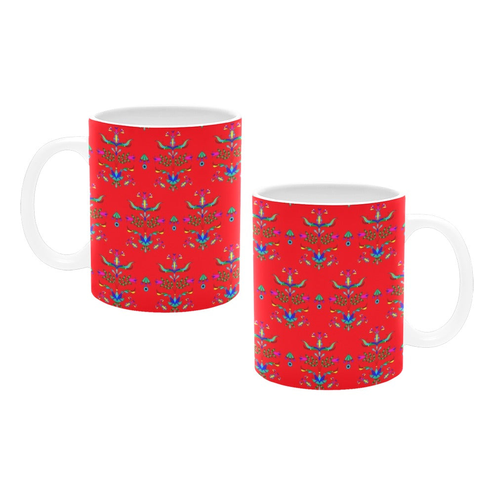 Dakota Damask Red Mug