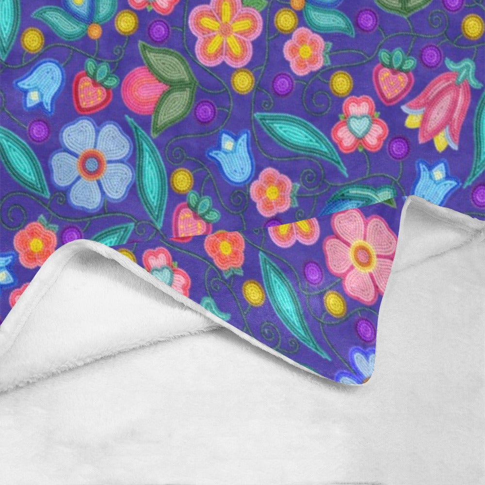 Sweet Offering Indigo Ultra-Soft Micro Fleece Blanket 40"x50"