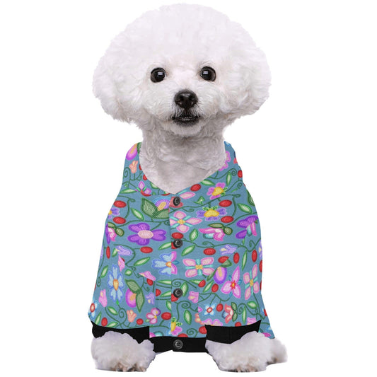 Petal Harmony River Pet Hoodie