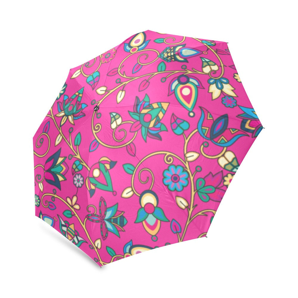 Thorny Path Pink Foldable Umbrella