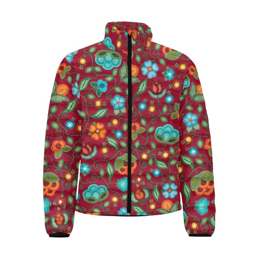 Prairie Fire Petals Red Padded Jacket