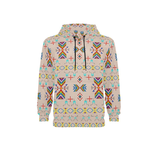 Rainy Chief Rainbow Taupe Fleece Hoodie