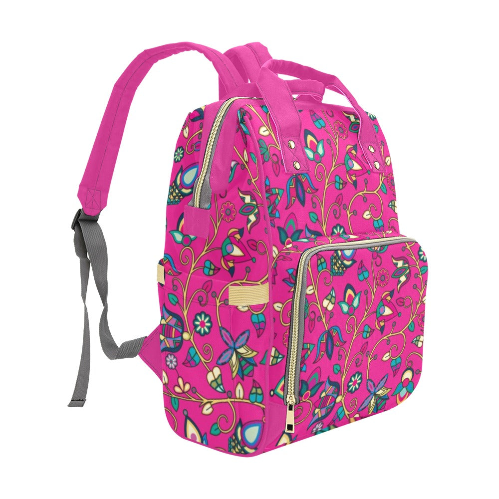 Thorny Path Pink Multi-Function Diaper Backpack