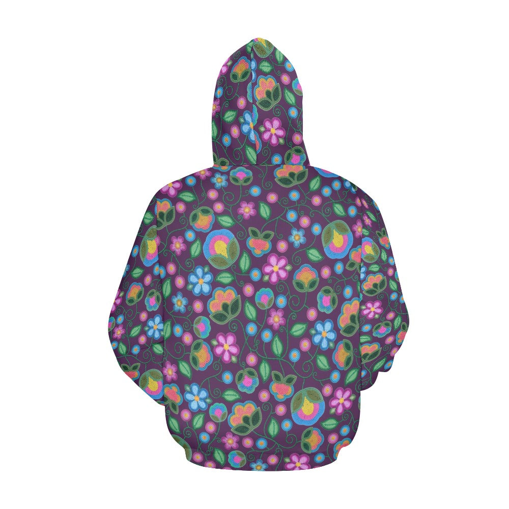 Turquoise Sunbeam Violet Hoodie for Men