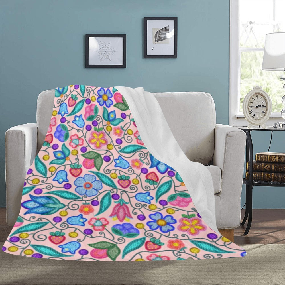 Sweet Offering Pink X-Large Micro Fleece Blanket