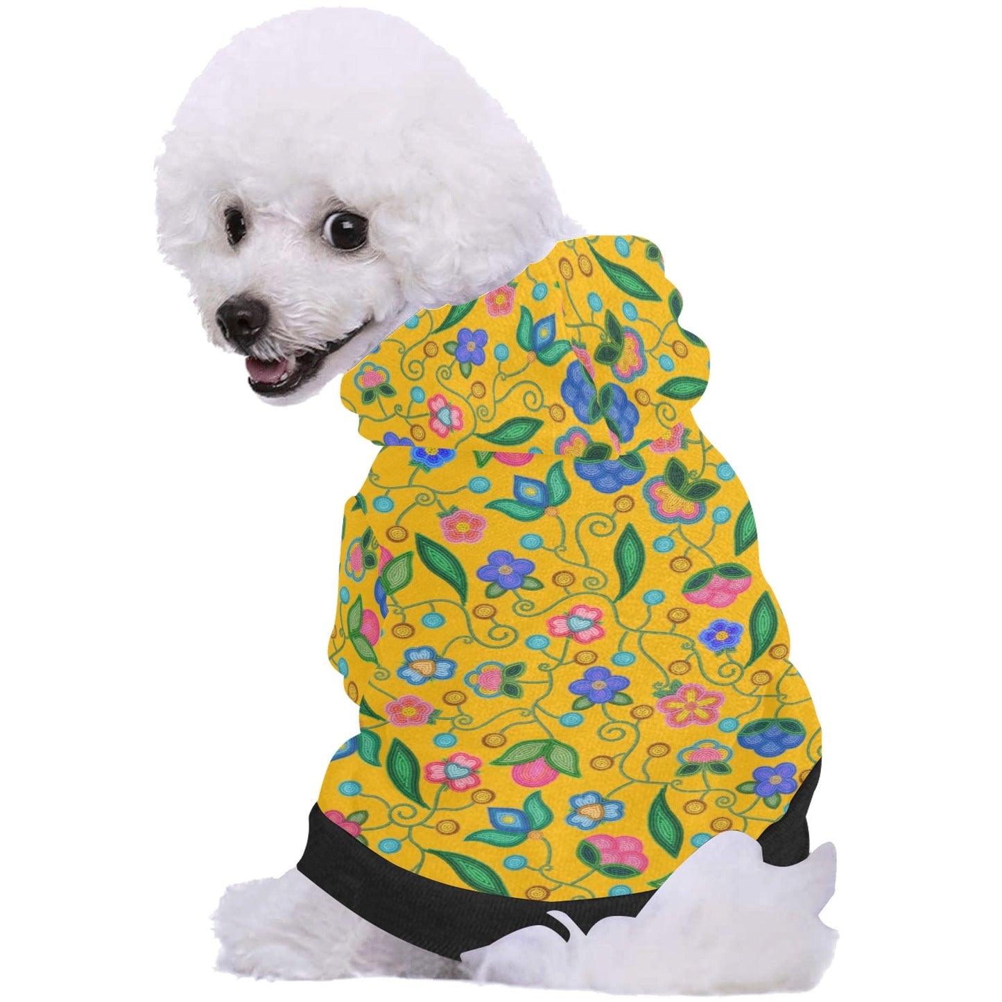 Skyberry Serenade Yellow Pet Hoodie