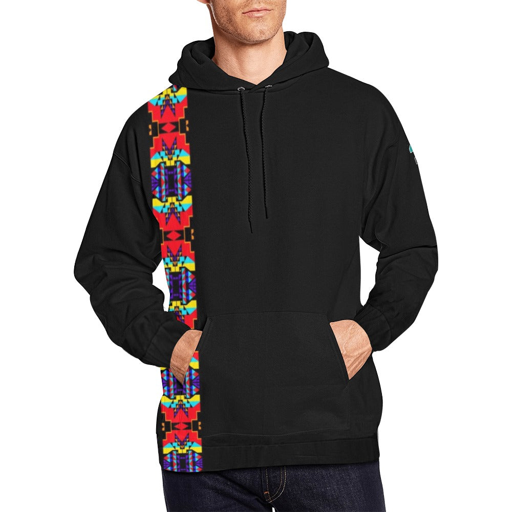 Blanket Strip Black III Hoodie for Men