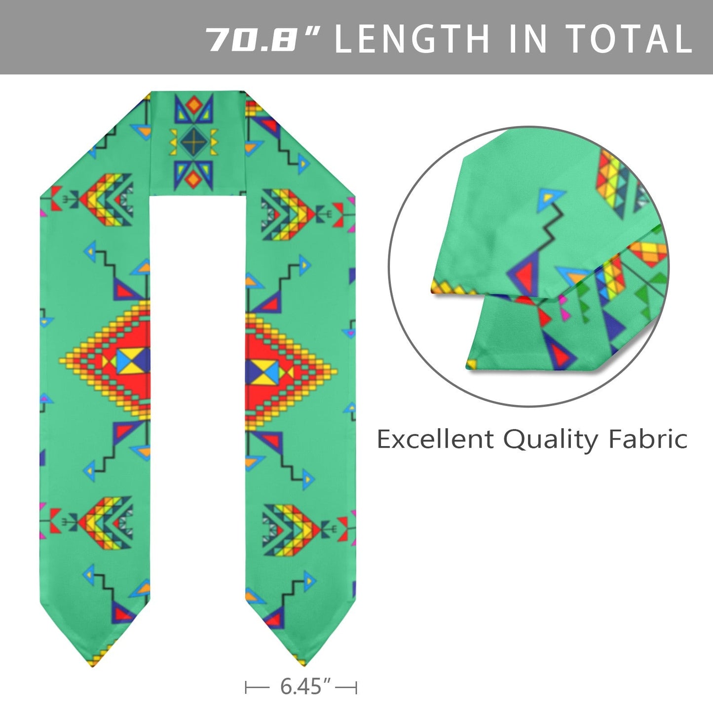 Buffalo Jump Sage Graduation Stole