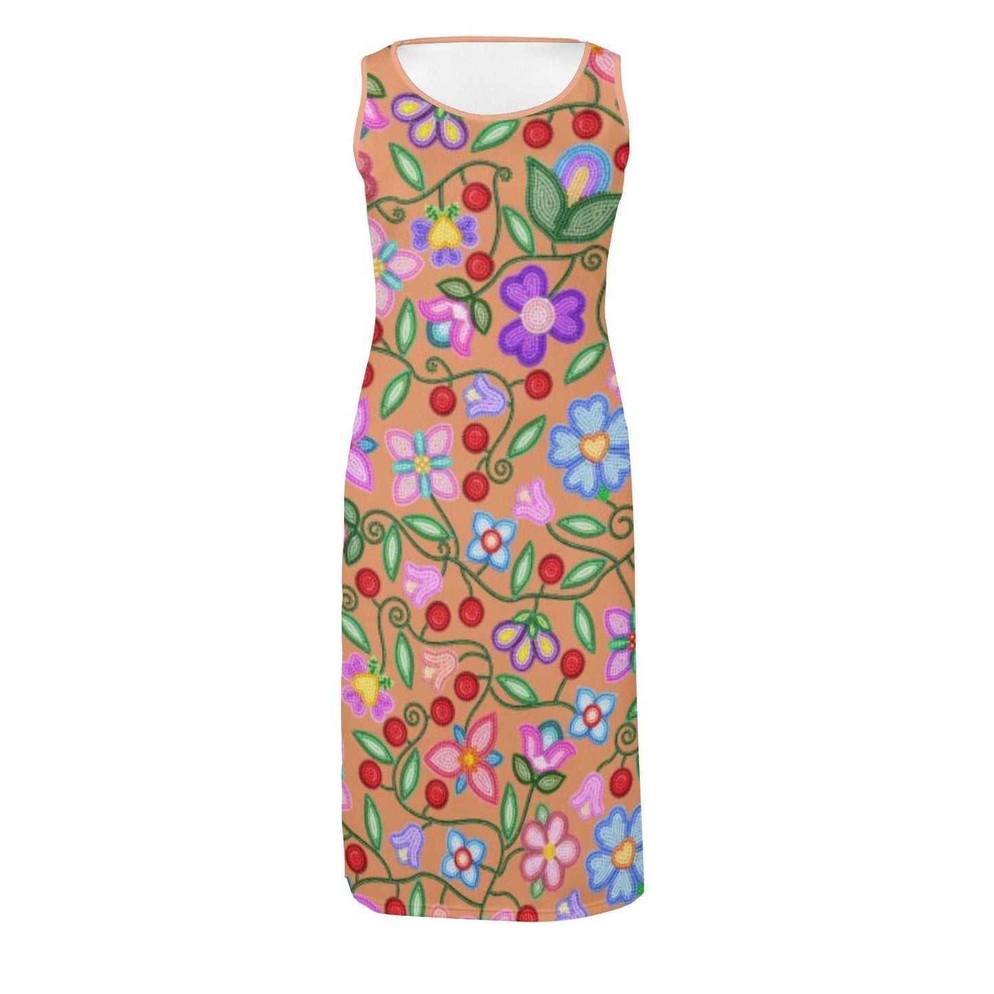 Petal Harmony Terracotta Phaedra Dress