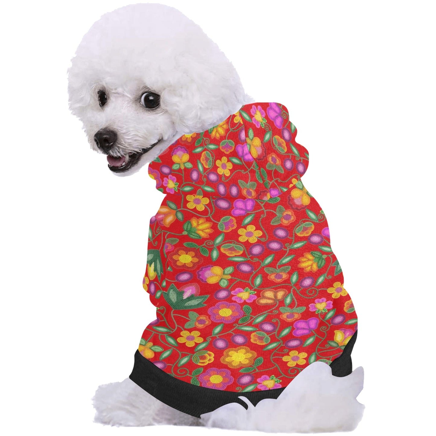 Boreal Bounty Red Pet Hoodie