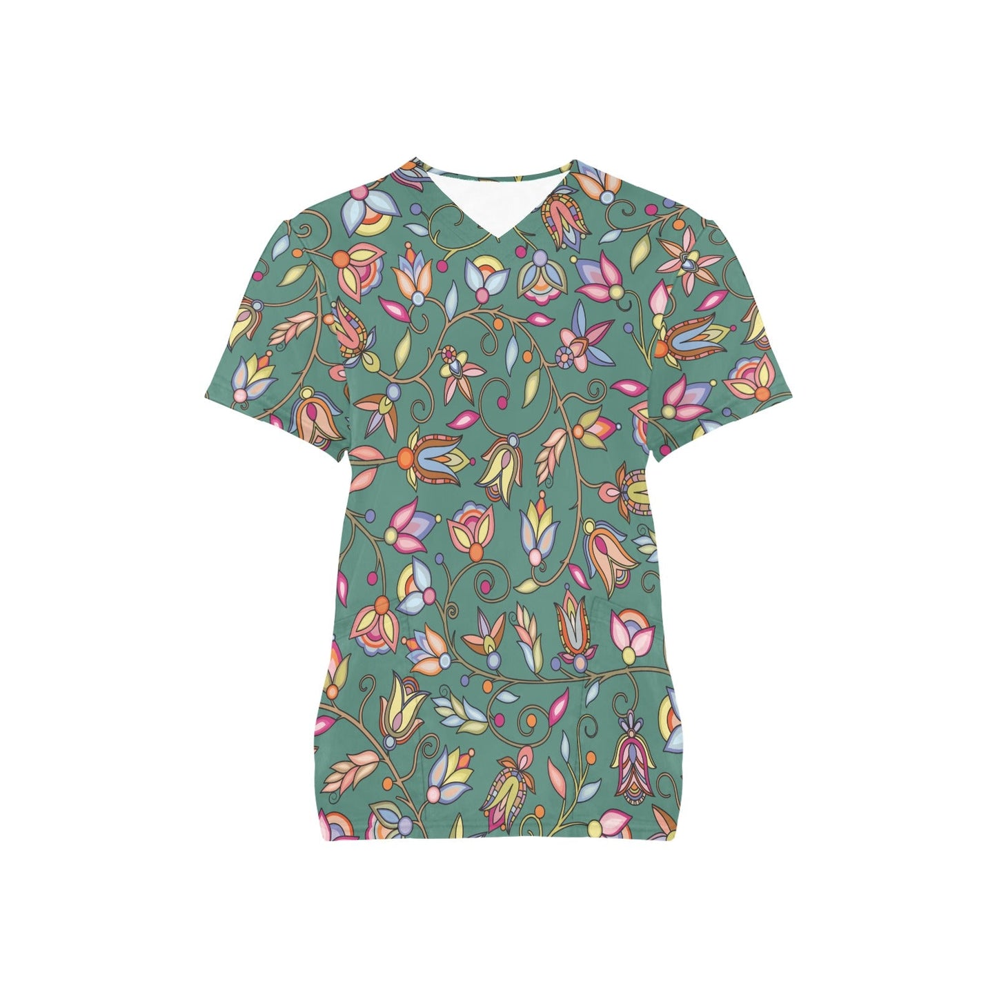 Buffalo Bloom Pond Reflection Scrub Top
