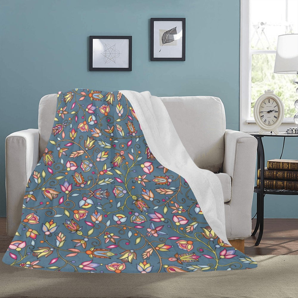 Buffalo Bloom Rainstorm X-Large Micro Fleece Blanket