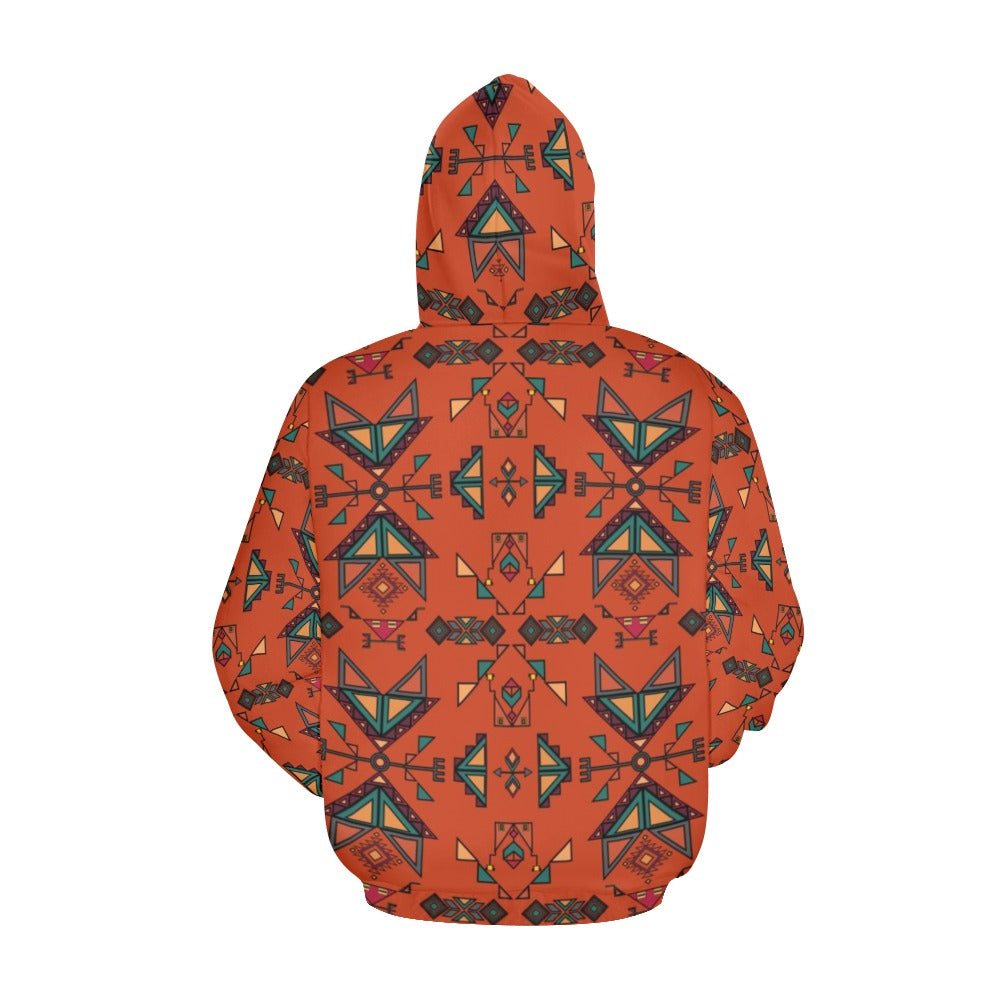 Arrow Dawn Orange Hoodie for Women