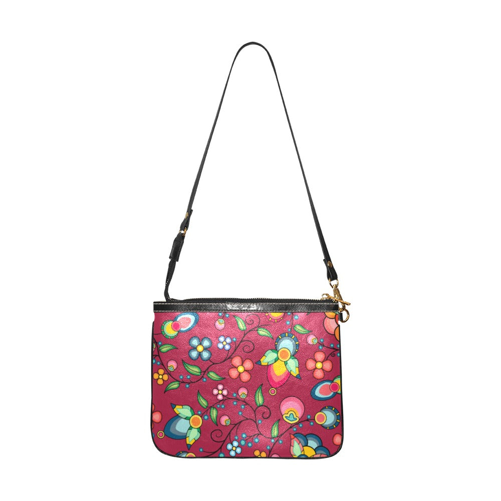Floral Bounty Magenta Small Shoulder Bag