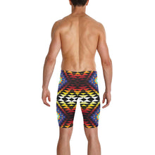 Load image into Gallery viewer, Sunset Blanket Men&#39;s Knee Length Swimming Trunks
