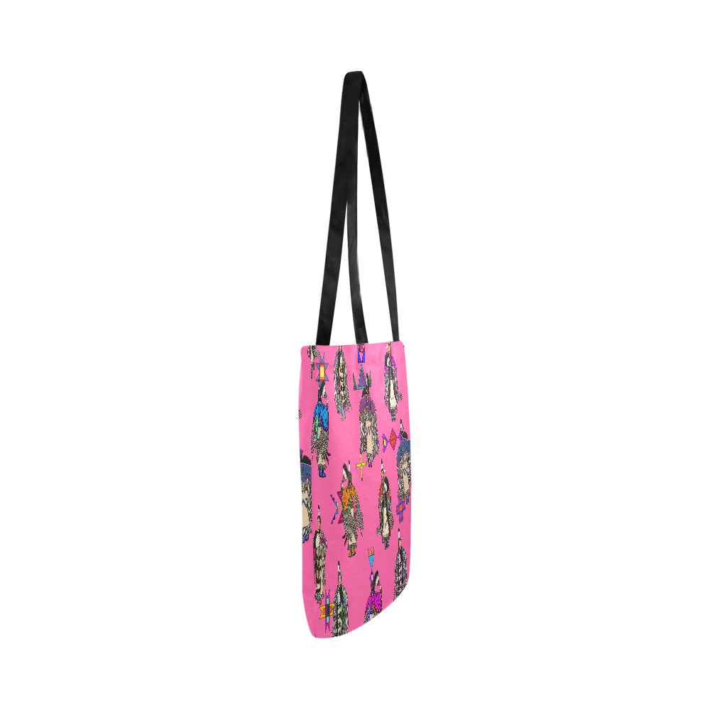 Women's Tradish Dancers Pink Reusable Shopping Bag