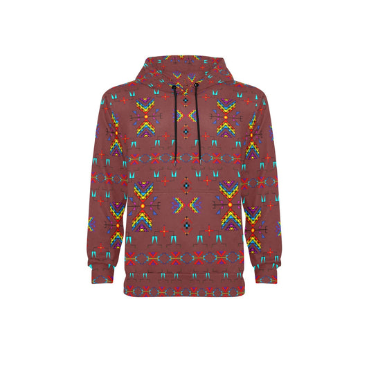 Rainy Chief Rainbow Earth Clay Fleece Hoodie