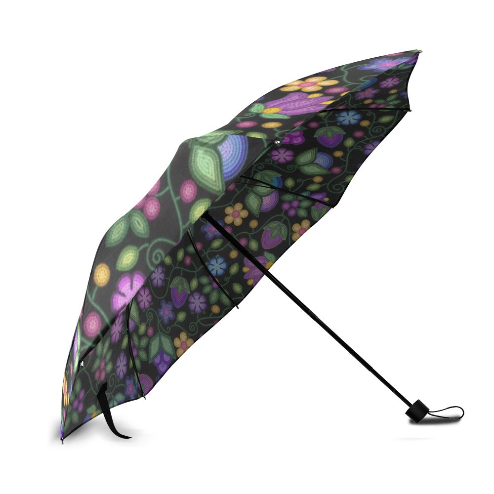 Bloom Uplift Black Foldable Umbrella
