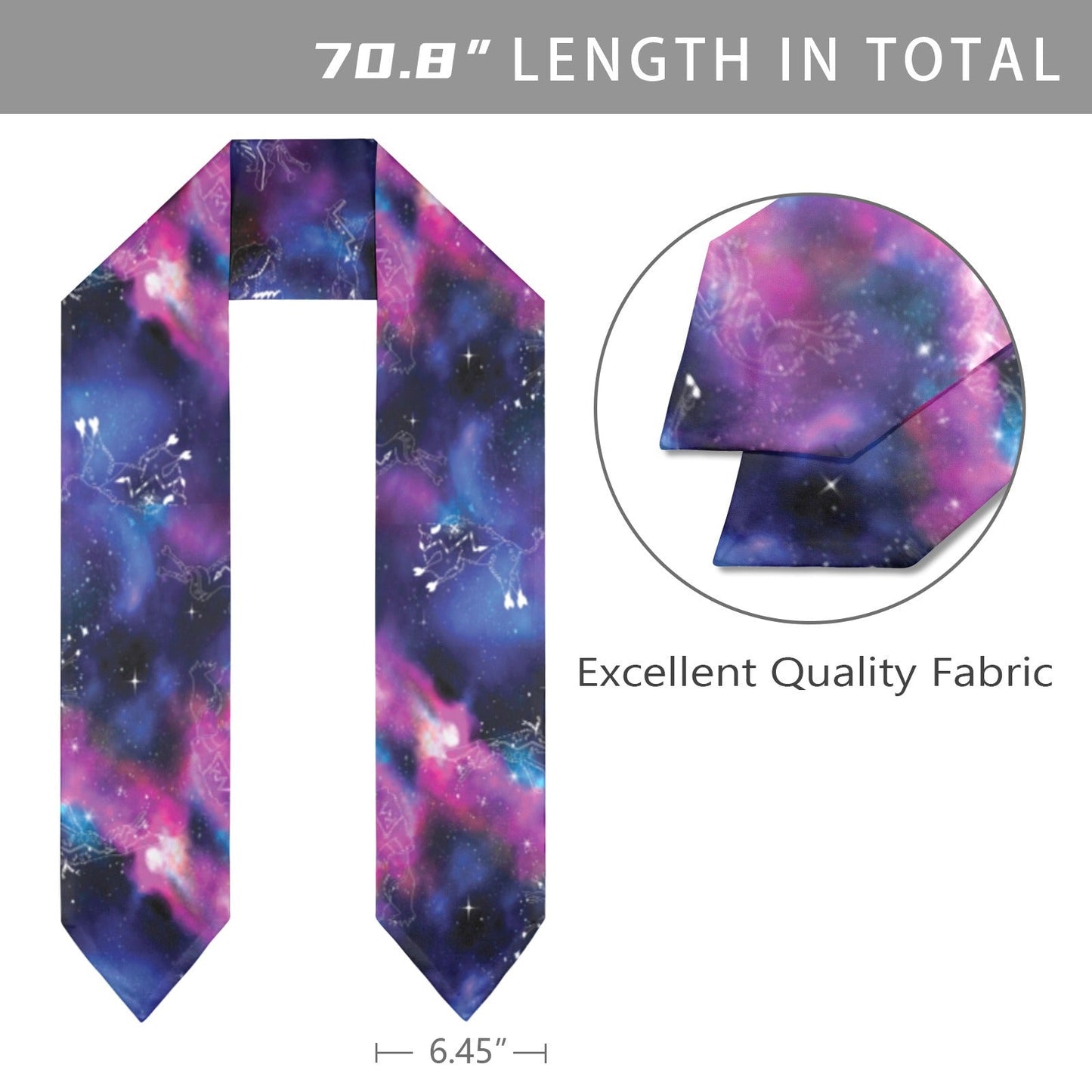 Animal Ancestors 1 Blue and Pink Graduation Stole