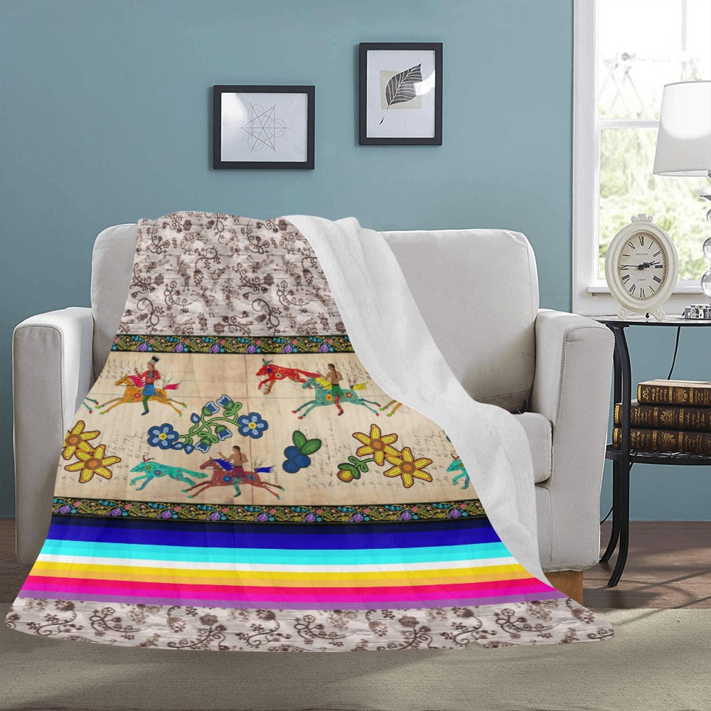 Brothers Race X-Large Micro Fleece Blanket